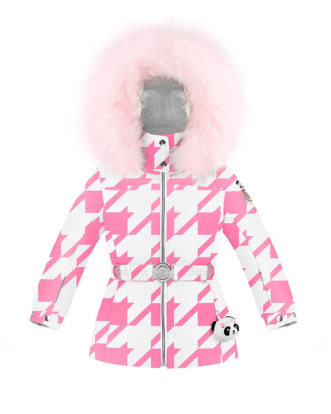 Poivre Blanc Kids Ski Jacket in Pink (Ages 6) - Main Image