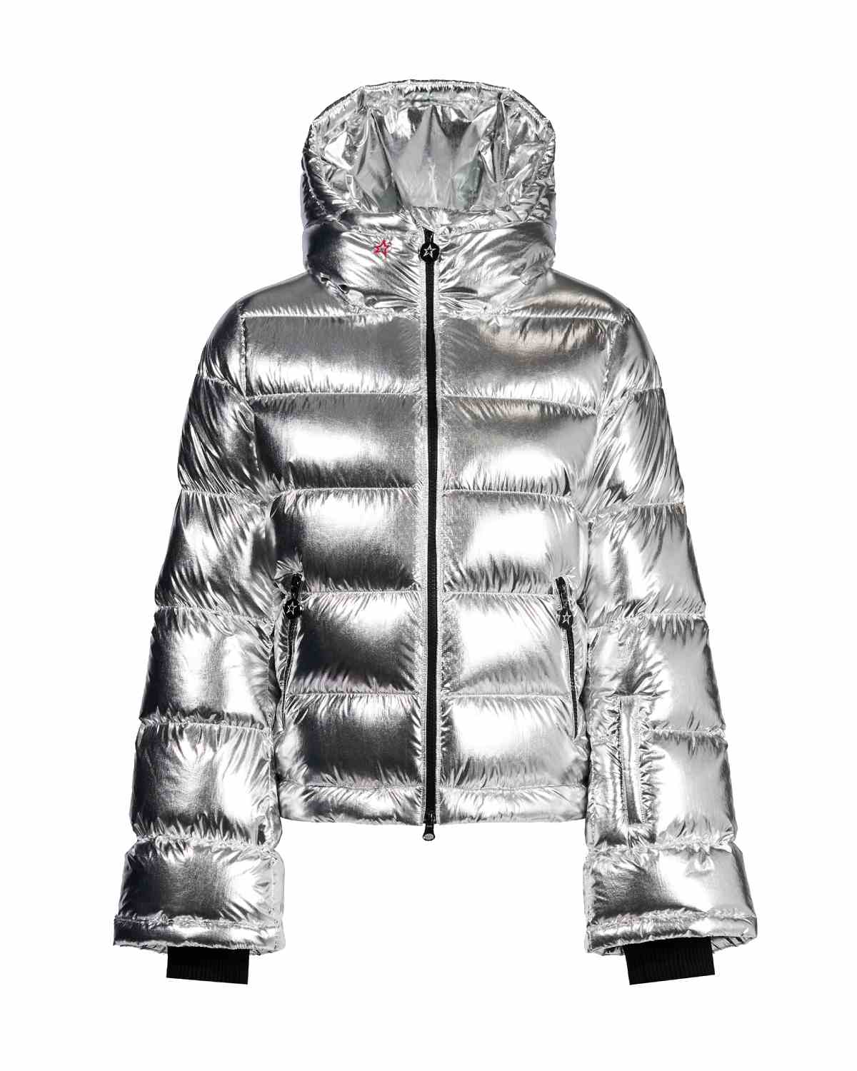 Perfect Moment Women's Polar Flare Ski Jacket II - Silver Foil