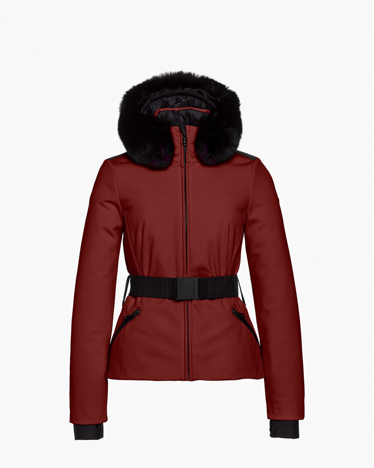 Goldbergh Women's Hida Ski Jacket in Vino Rosso