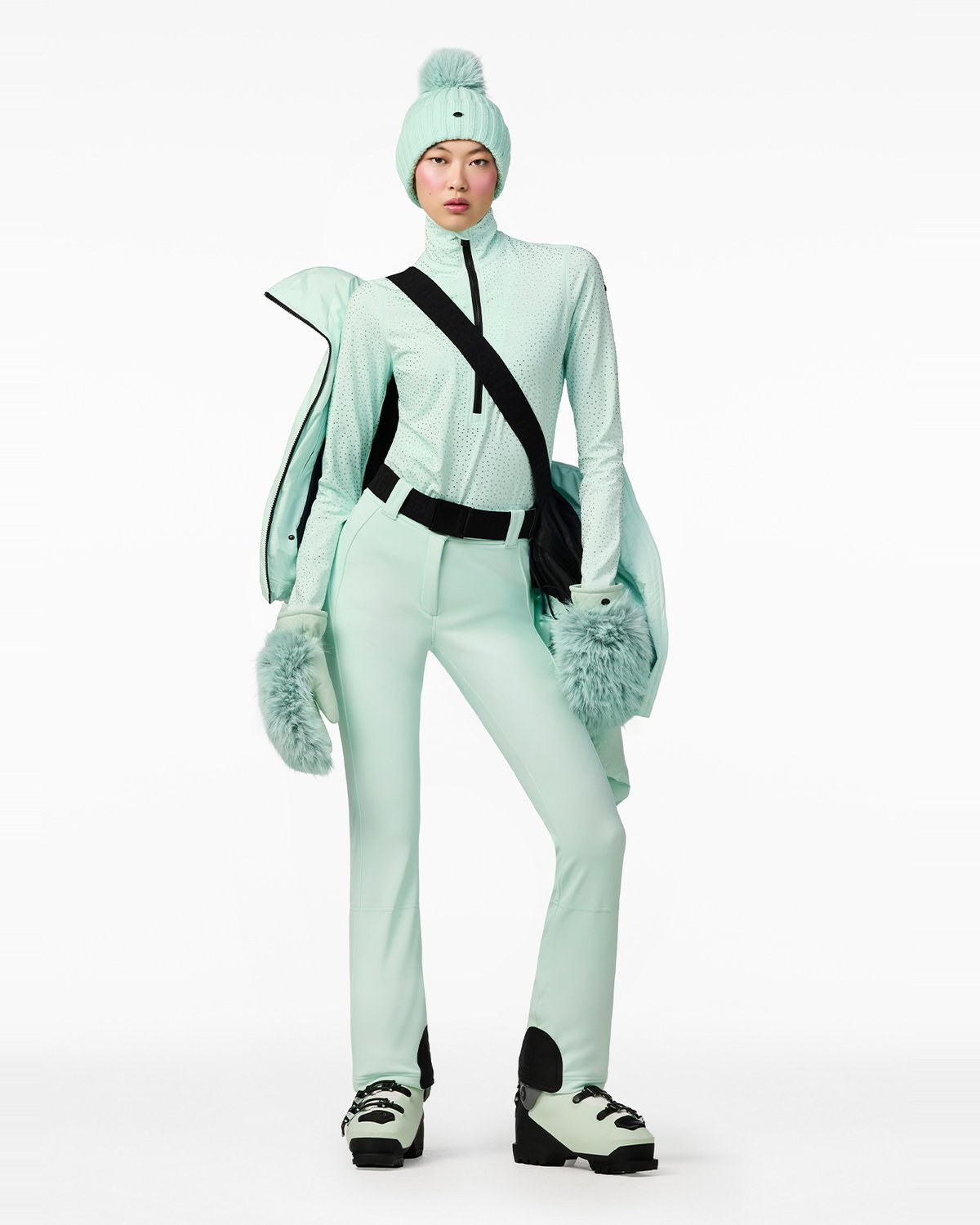 Goldbergh Women's Porter Ski Jacket in Matcha Mint