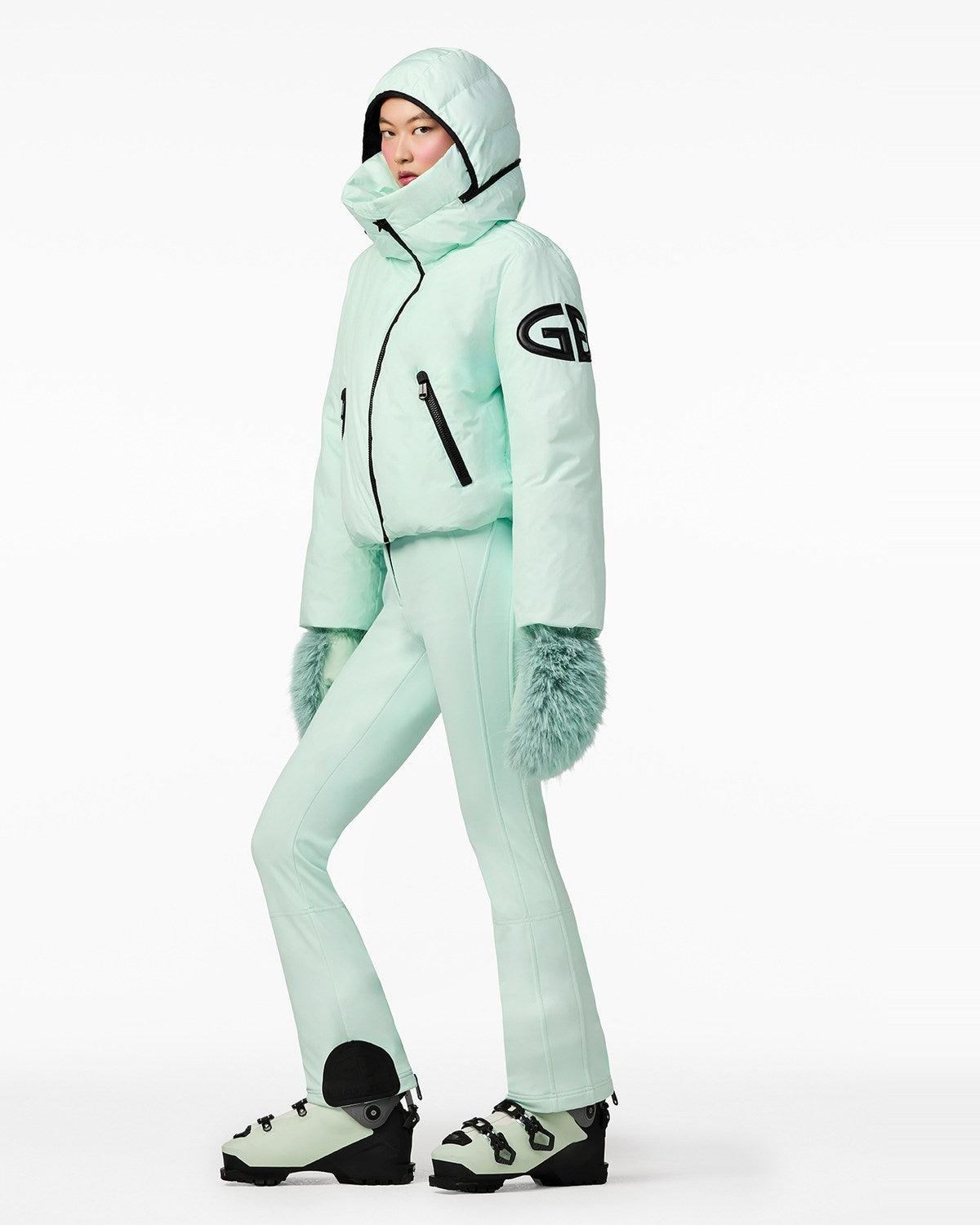 Goldbergh Women's Porter Ski Jacket in Matcha Mint