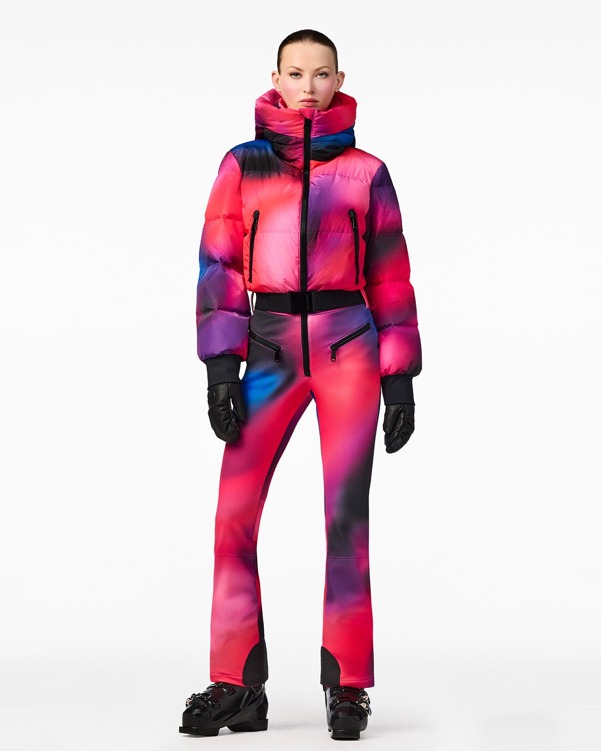 Goldbergh Women's Yuyake Ski Suit in Night Runner Bold