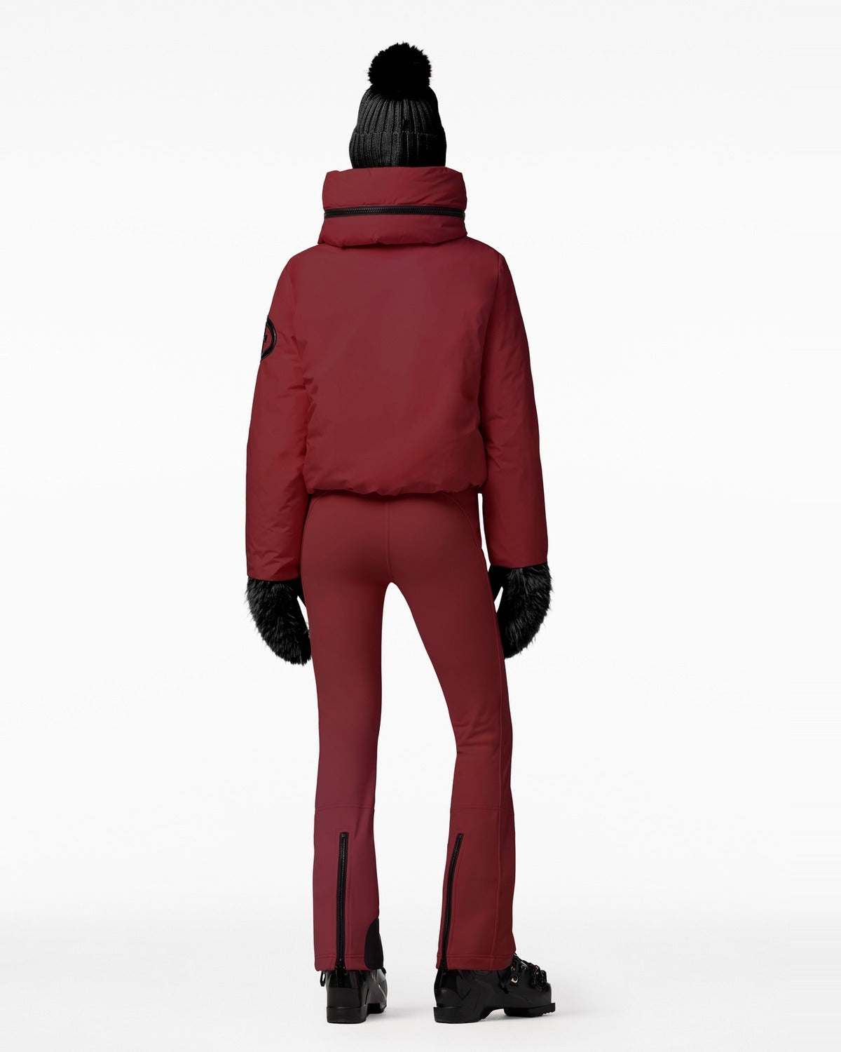 Goldbergh Women's Porter Ski Jacket in Vino Rosso
