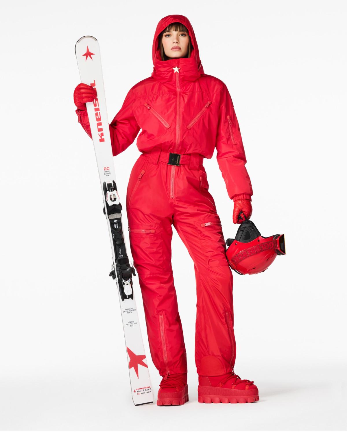 Goldbergh Women's Discover Ski Suit in Flame Red