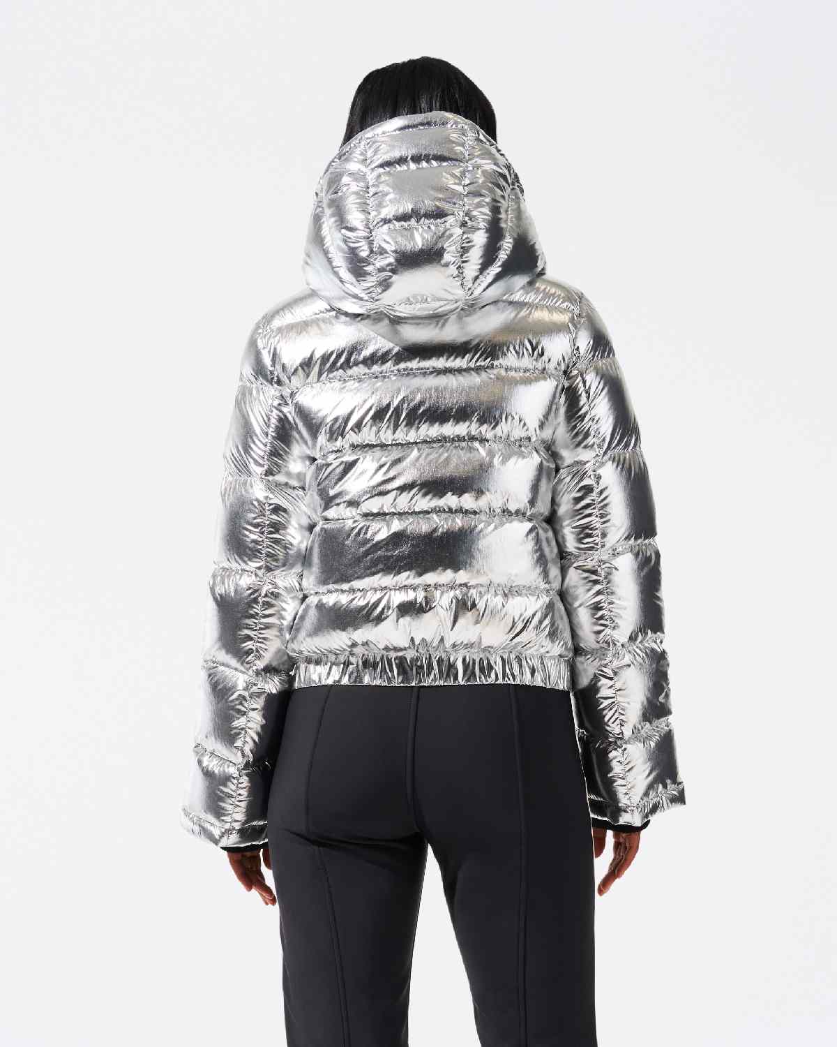 Perfect Moment Women's Polar Flare Ski Jacket II - Silver Foil