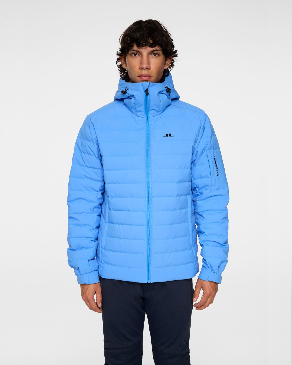 J.Lindeberg Men's Thermic Down Jacket in Sonic Blue