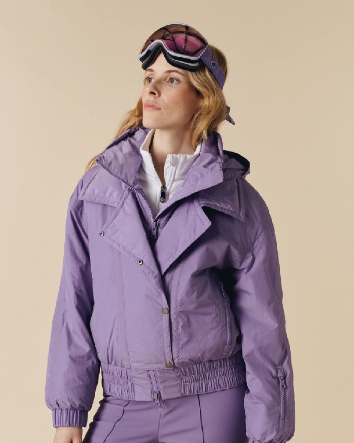 Poivre Blanc Women's Judy Ski Jacket Lavender Purple