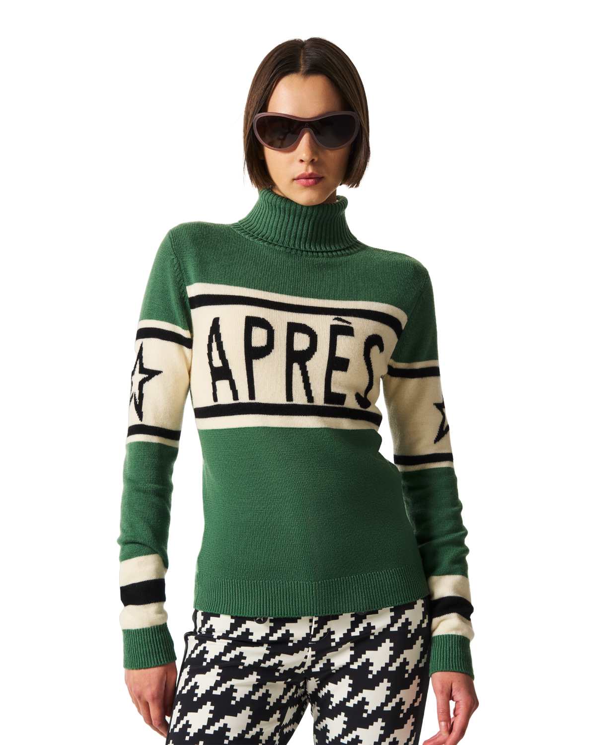 Perfect Moment Women's Schild Merino Wool Sweater - Parisian Green