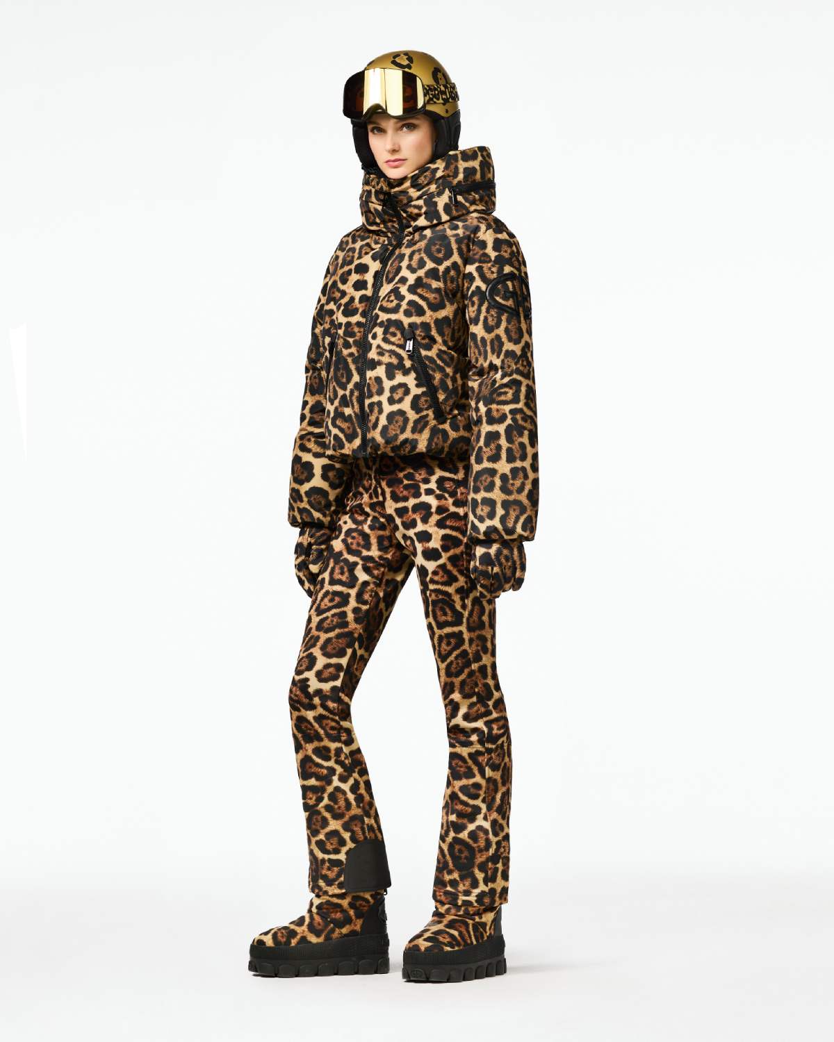 Goldbergh Women's Pantera Ski Jacket in Leopard