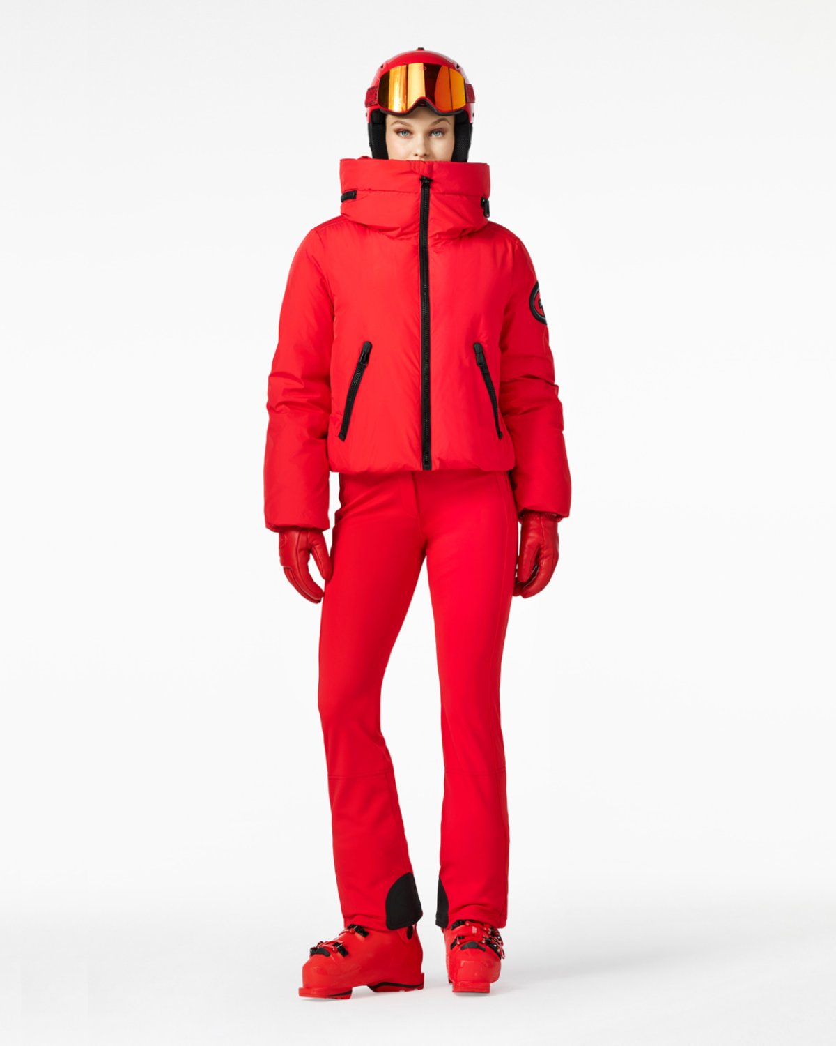 Goldbergh Women's Porter Ski Jacket in Flame Red