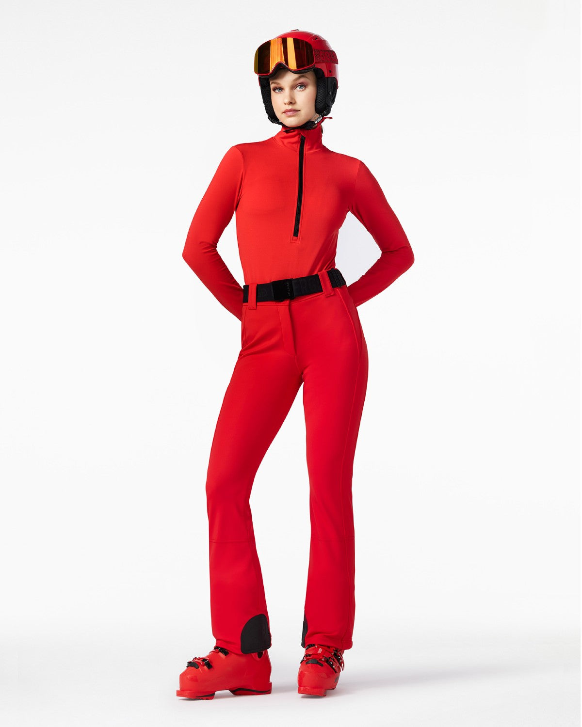 Goldbergh Women's Pippa Ski Pants in Flame Red