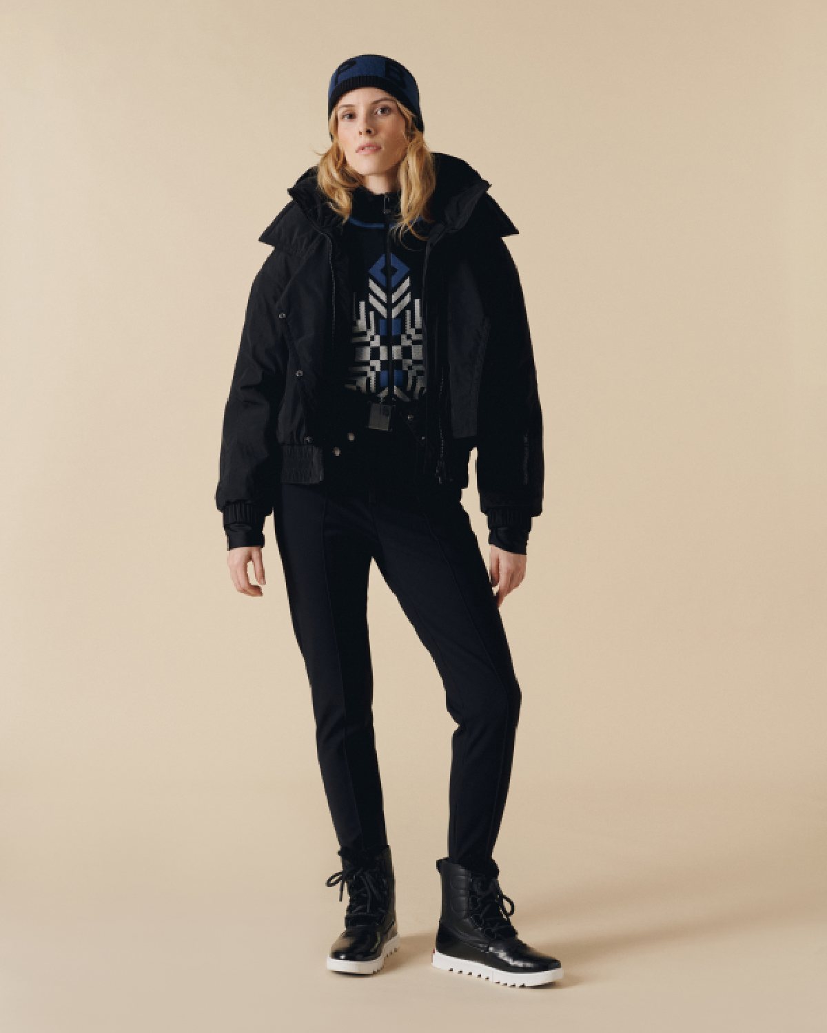 Poivre Blanc Women's Judy Ski Jacket in Black