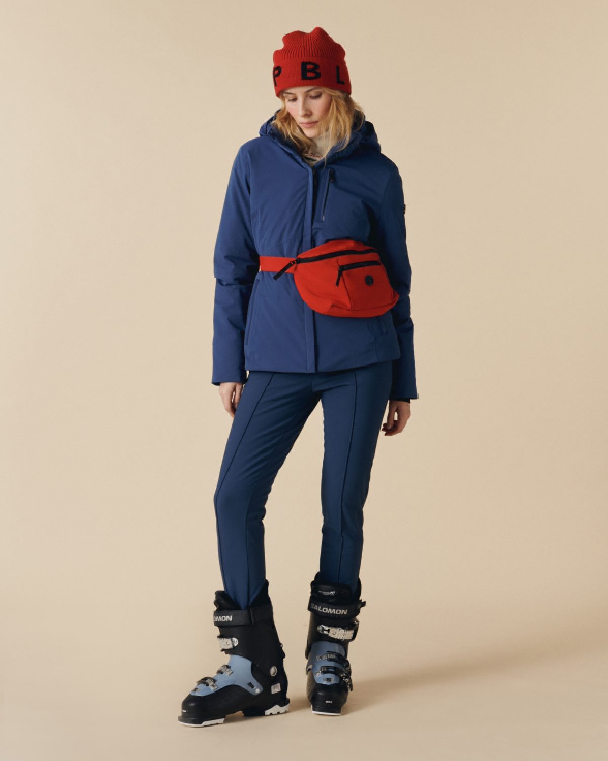 Poivre Blanc Women's Emily Ski Jacket in Twilight Blue
