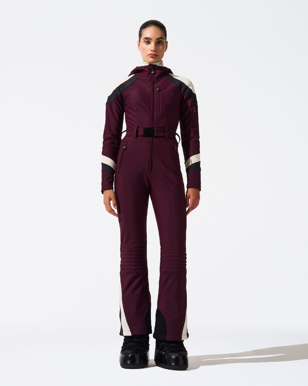 Perfect Moment Women's Allos Ski Suit II - Burgundy