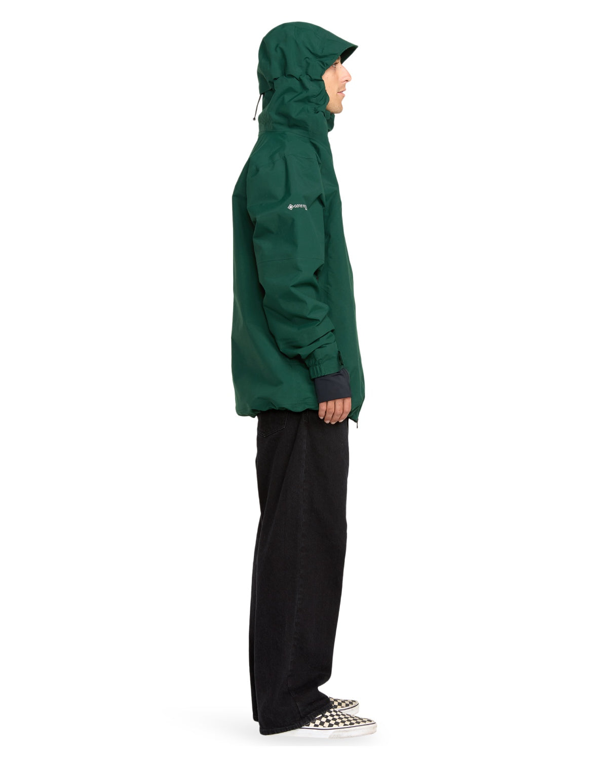 Volcom Men's Anyox Guide Gore Pro Shell Jacket in Black Green
