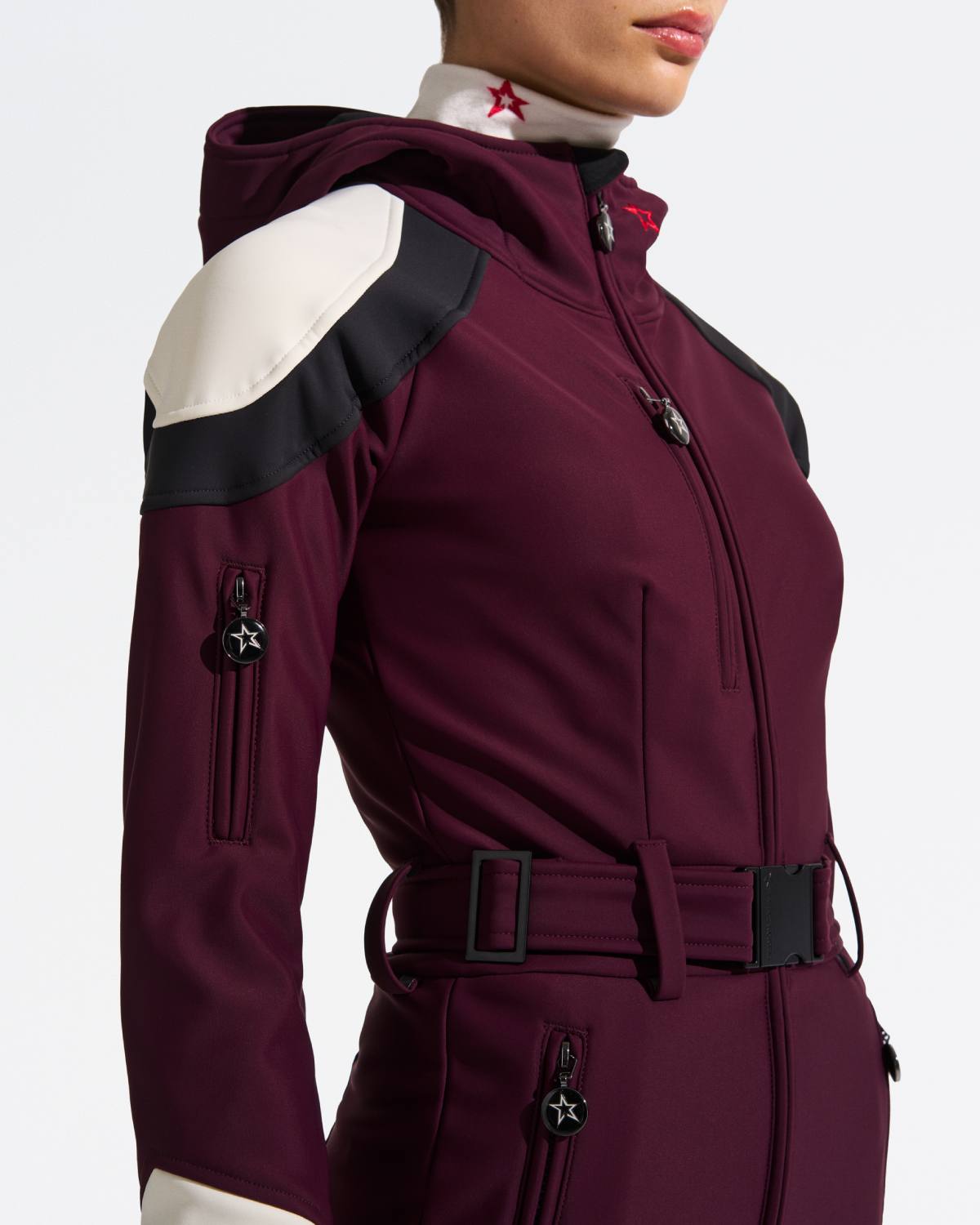 Perfect Moment Women's Allos Ski Suit II - Burgundy