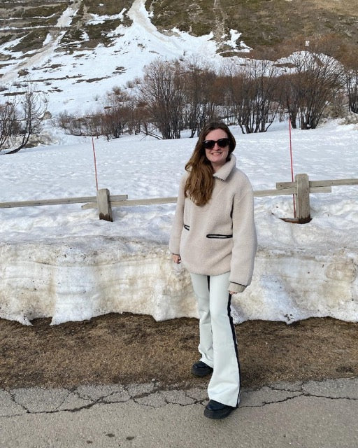 Erin Snow Women's Phia Flared Ski Pant in Bone
