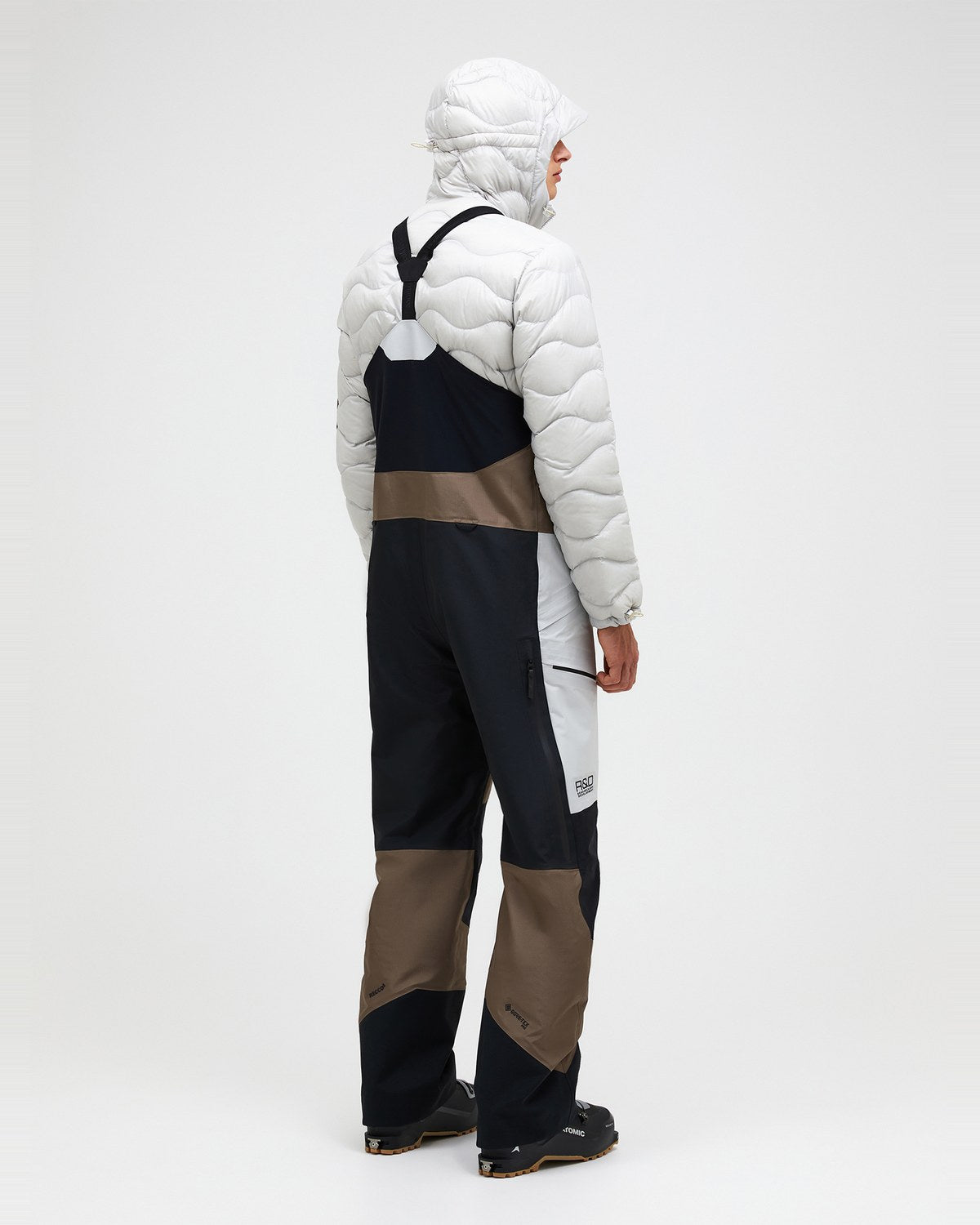 Peak Performance Men's Vertical GORE-TEX Pro 3-Layer Shell Bib Pants in Tan