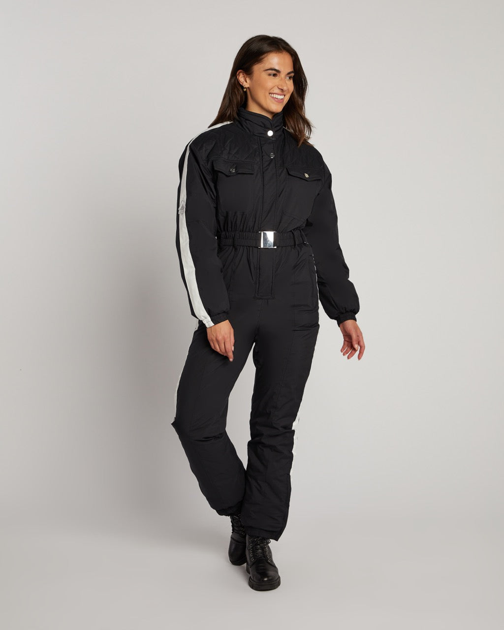 Womens black ski on sale suit