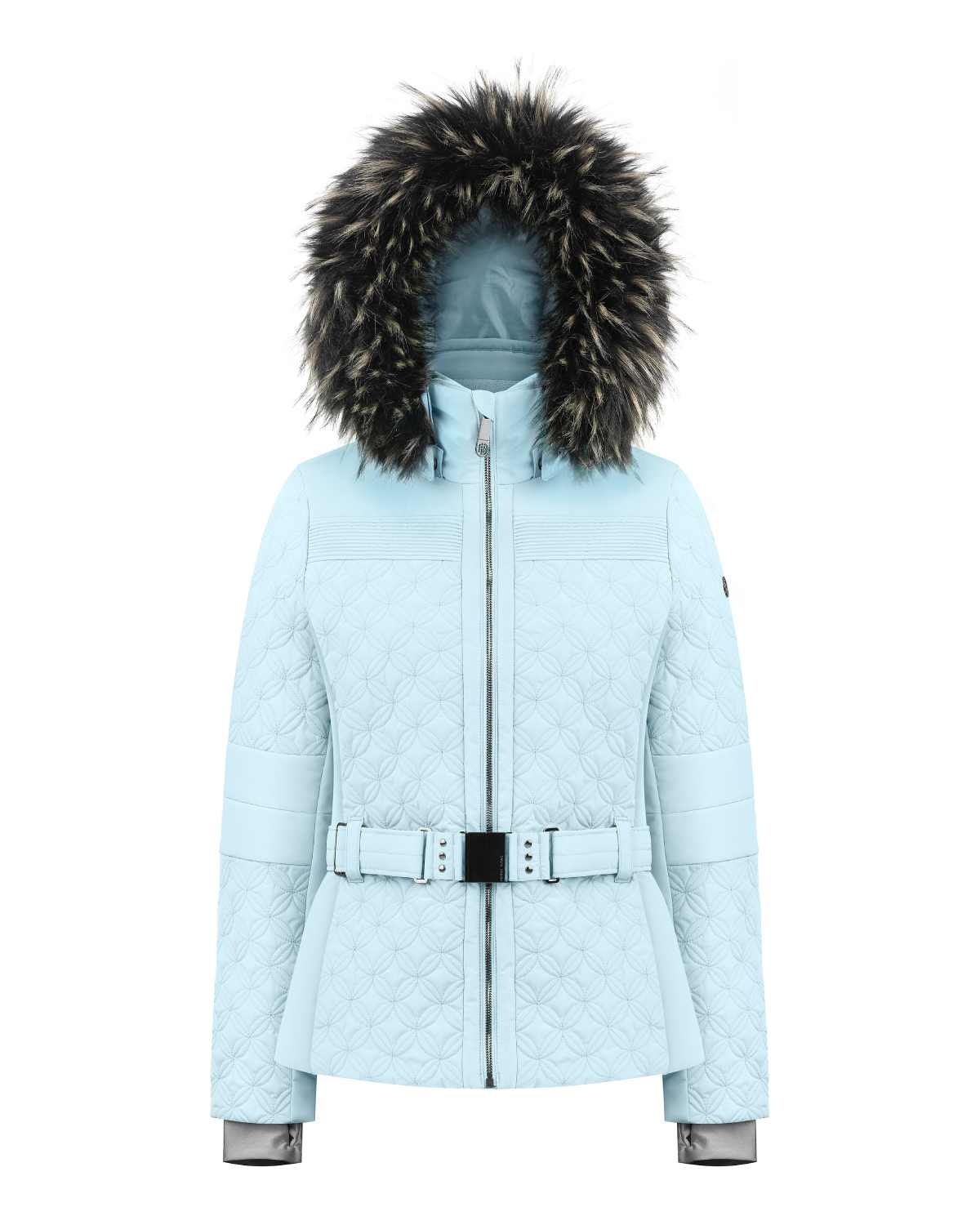 Poivre Blanc Women's Quilted Jacket in Whisper Blue